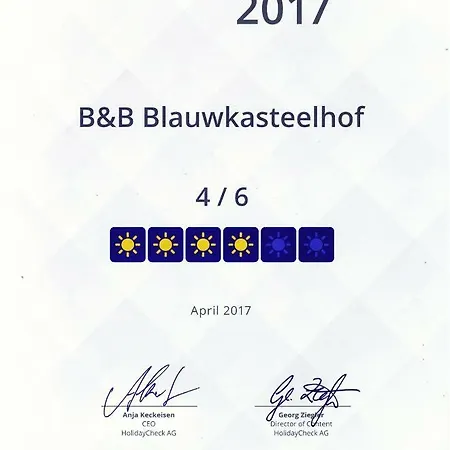 Frühstückspension Blauwkasteelhof